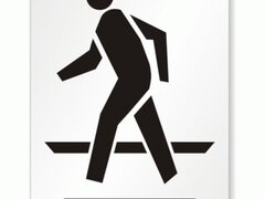 Sablon pentru pieton